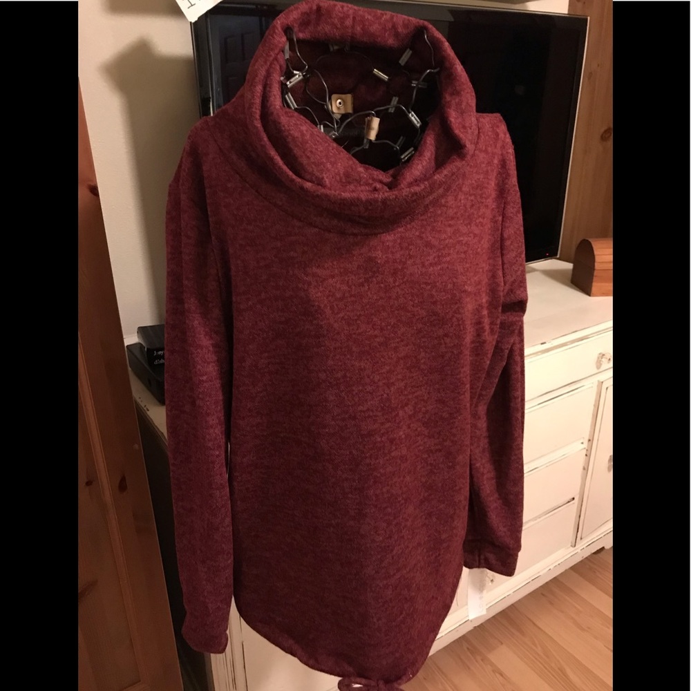 Burgundy Cozy Sweater
